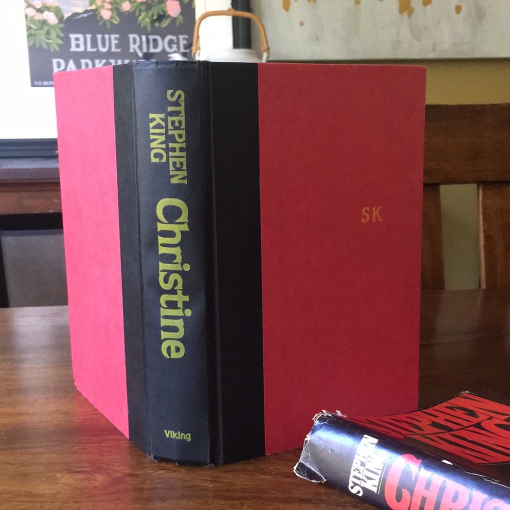 3 Stephen King Vintage Hardcover Books 80s - Christine, Cujo, Eyes of the Dragon - Picture 6 of 16